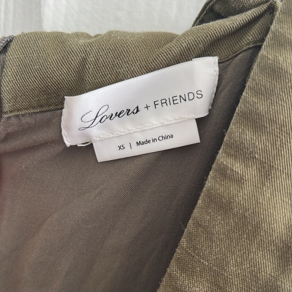 Lovers + Friends Artsy Jumpsuit Pant Green XS - Picture 4 of 5